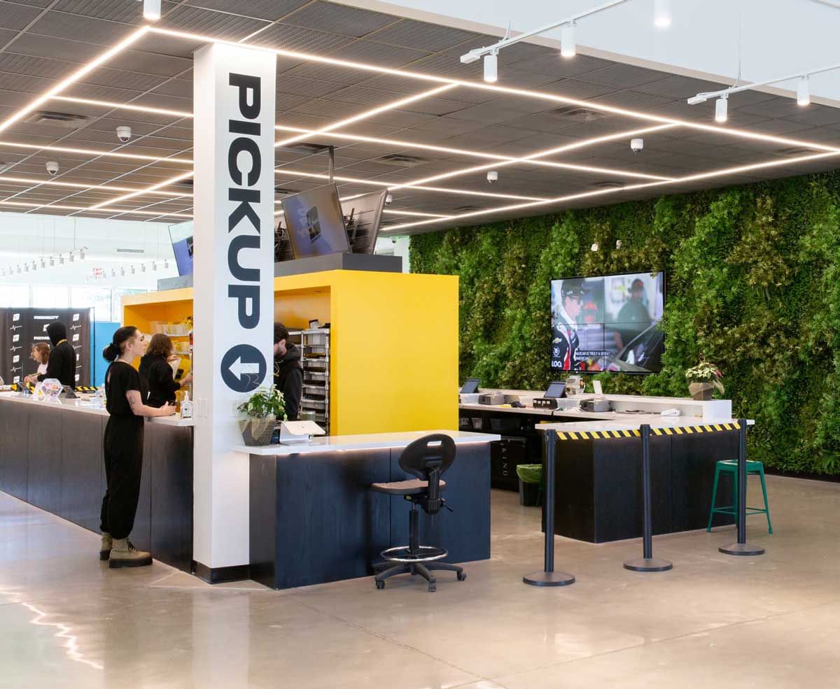 Remedy Columbia interior and display area